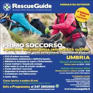 Primo Soccorso Outdoor e gestione dell’emergenza